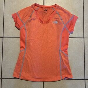 The North Face Women's Small Orange FlashDry Short Sleeve T-Shirt
